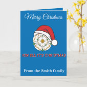 Yorkshire Christmas Kin Ell Its Christmas Karte (Gelbe Blume)