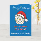 Yorkshire Christmas Wa Tha Born In A Barn? Karte (Gelbe Blume)