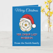 Yorkshire Christmas Yer Cheap Lazy Wazzock Karte (Gelbe Blume)