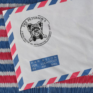 Yorkshire Custom Family Rücksendeadresse Gummistempel