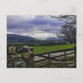 Yorkshire Dales aus der Postkarte des Bolton Castl