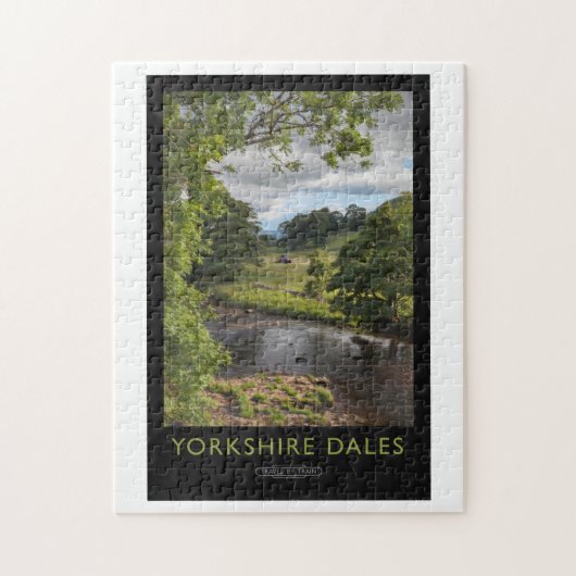 Yorkshire Dales Eisenbahnplakat Puzzle (Vertikal)