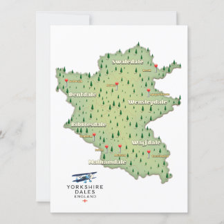 Yorkshire Dales England Map