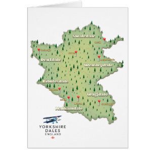 Yorkshire Dales England Map