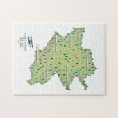 Yorkshire Dales England Map Puzzle (Horizontal)