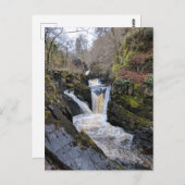 Yorkshire Dales, Ingleton - Pecca Falls Postkarte (Vorne/Hinten)