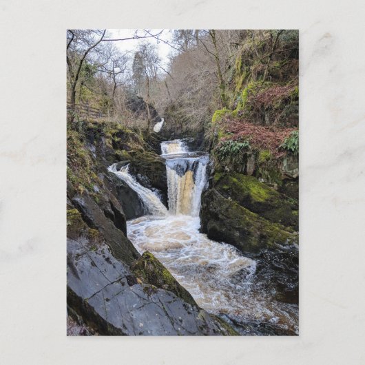Yorkshire Dales, Ingleton - Pecca Falls Postkarte (Vorderseite)