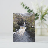 Yorkshire Dales, Ingleton - Rival Falls Postkarte (Stehend Vorderseite)