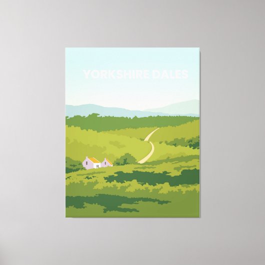 Yorkshire dales leinwanddruck (Vorderseite)