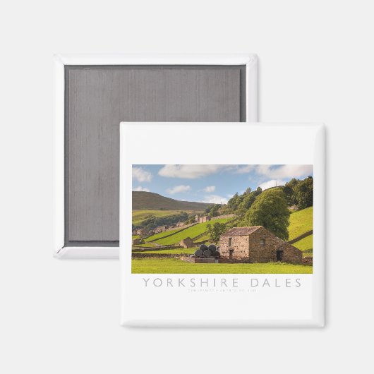 Yorkshire Dales Magnet (Vorderseite/Rückseite)