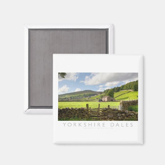 Yorkshire Dales Magnet (Vorderseite/Rückseite)