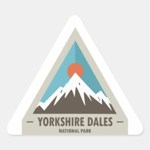 Yorkshire Dales National Park Dreieckiger Aufkleber