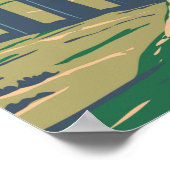 Yorkshire Dales National Park England Vintag Poster (Ecke)