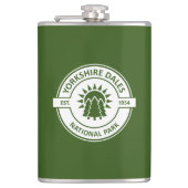 Yorkshire Dales National Park Flachmann (Vorderseite)