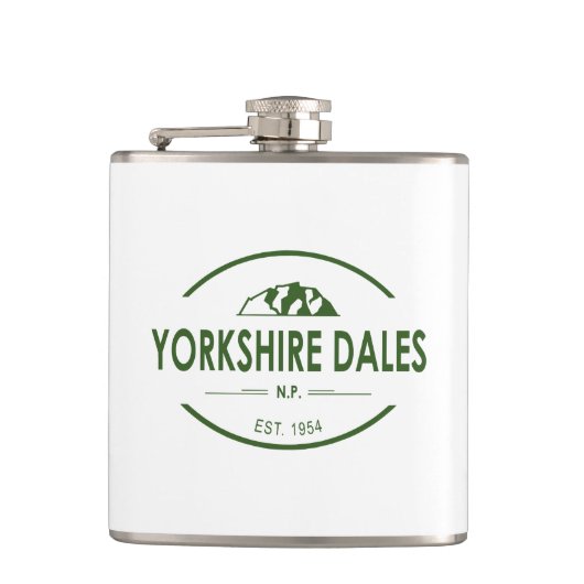 Yorkshire Dales National Park Flachmann (Vorderseite)