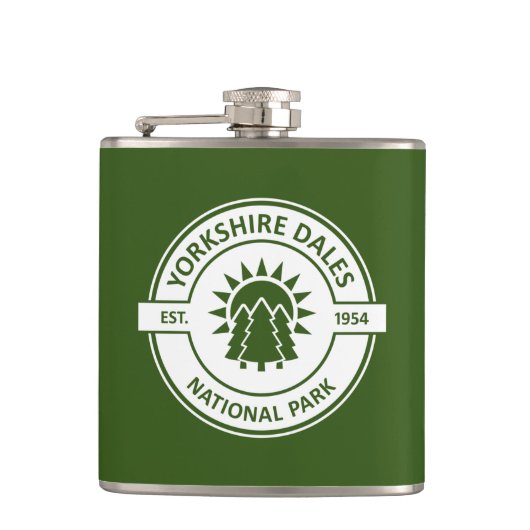 Yorkshire Dales National Park Flachmann (Vorderseite)