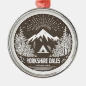 Yorkshire Dales National Park Ornament Aus Metall (Vorne)