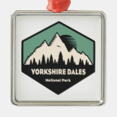 Yorkshire Dales National Park Ornament Aus Metall (Vorne)