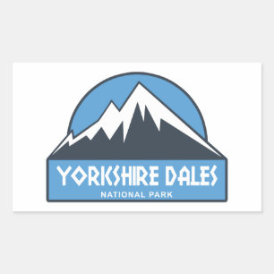 Yorkshire Dales National Park Rechteckiger Aufkleber