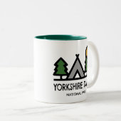 Yorkshire Dales National Park Zweifarbige Tasse (VorderseiteRechts)