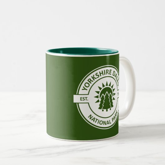 Yorkshire Dales National Park Zweifarbige Tasse (VorderseiteRechts)