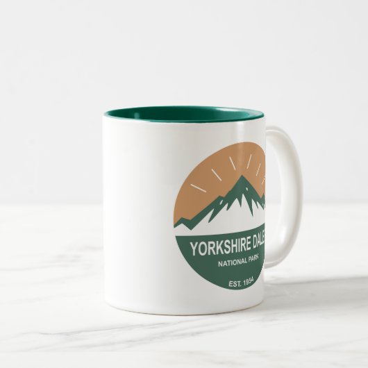 Yorkshire Dales National Park Zweifarbige Tasse (VorderseiteRechts)