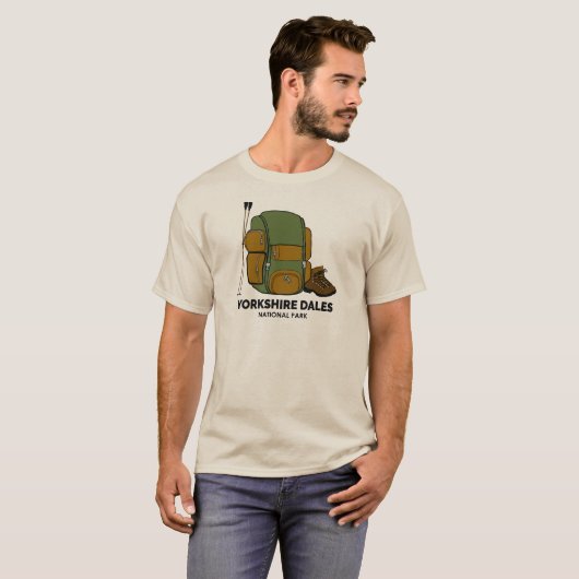 Yorkshire Dales Nationalpark - Backpack T-Shirt (Vorne ganz)