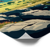 Yorkshire Dales Nationalpark Vintage Poster (Ecke)