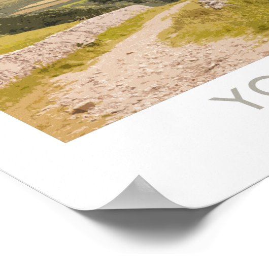 Yorkshire Dales Railposter Poster (Ecke)