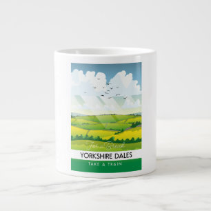 Yorkshire Dales Reiseplakat. Jumbo-Tasse
