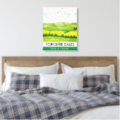 Yorkshire Dales Reiseplakat. Leinwanddruck (Insitu (Schlafzimmer))