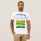 Yorkshire Dales Reiseplakat. T-Shirt (Vorne ganz)