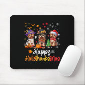 Yorkshire Dog Halloween Weihnachtsgeschenk Mousepad (Mit Mouse)
