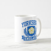 Yorkshire England Kaffeetasse (VorderseiteRechts)