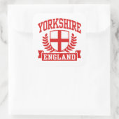 Yorkshire England Quadratischer Aufkleber (Tasche)