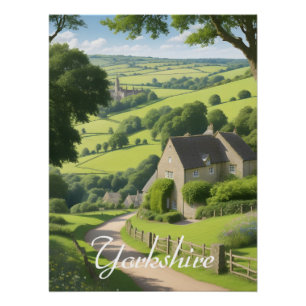 Yorkshire England Reiseplakat Poster