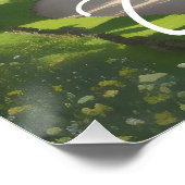 Yorkshire England Travel Poster (Ecke)