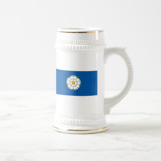 Yorkshire-Flagge Bierglas