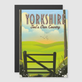 Yorkshire "Goods own Country" Reiseposte Magnetkarte (Vorne/Hinten)