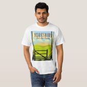 Yorkshire "Goods own Country" Reiseposte T-Shirt (Vorne ganz)