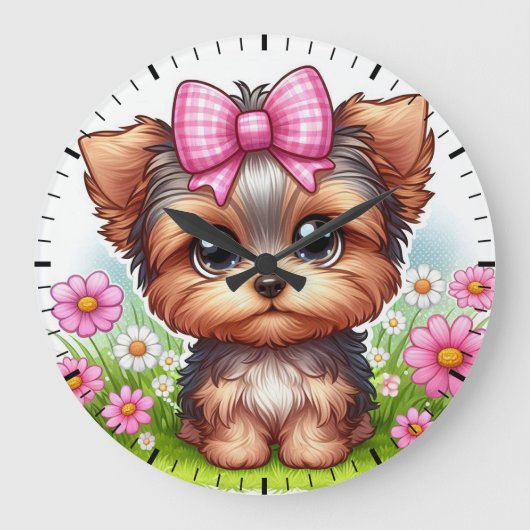 Yorkshire Große Wanduhr (Vorderseite)