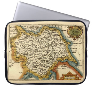Yorkshire Landkreis England Altes Antiquariat Atla Laptopschutzhülle