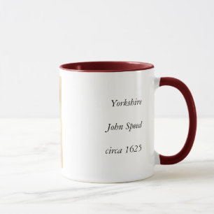 Yorkshire Landkreis England Altes Antiquariat Atla Tasse