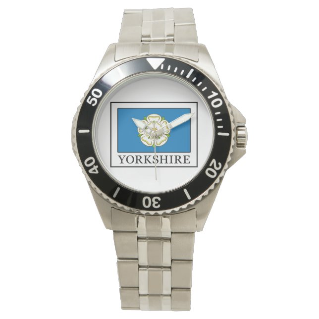 Yorkshire Landkreis England Armbanduhr (Vorderseite)