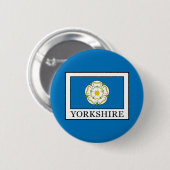 Yorkshire Landkreis England Button (Vorne & Hinten)