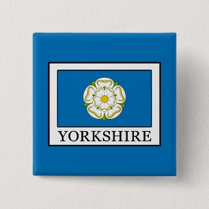 Yorkshire Landkreis England Button