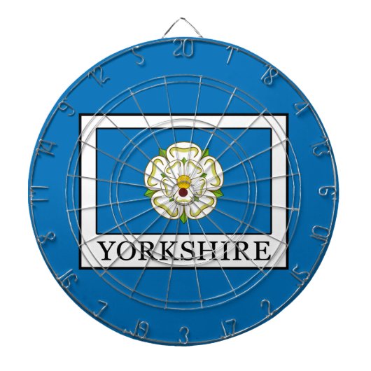 Yorkshire Landkreis England Dartscheibe (vorne)