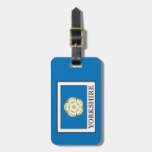 Yorkshire Landkreis England Gepäckanhänger (Vorderseite vertikal)