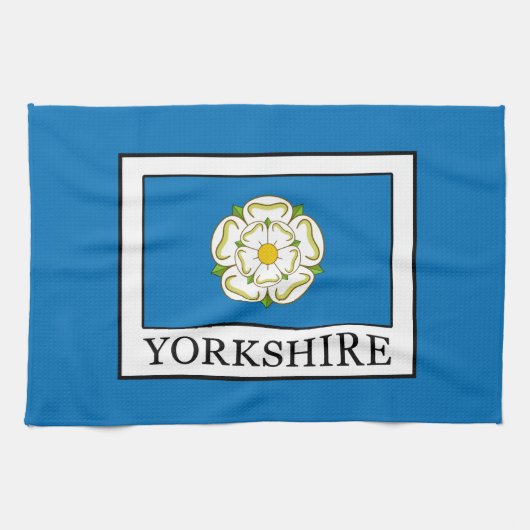 Yorkshire Landkreis England Geschirrtuch (Horizontal)