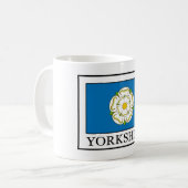 Yorkshire-Landkreis England Kaffeetasse (Vorderseite Links)